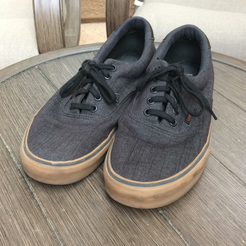 Black Denim Vans